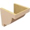 Ekena Millwork 10"W x 10"D x 10"H Wide Alpine Rough Cedar Woodgrain TimberThane Corbel, Primed Tan CORUR10X10X10ALPRCPR - alternate 3